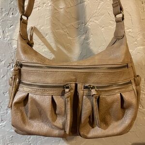 Bueno Tan Crossbody leather Bag